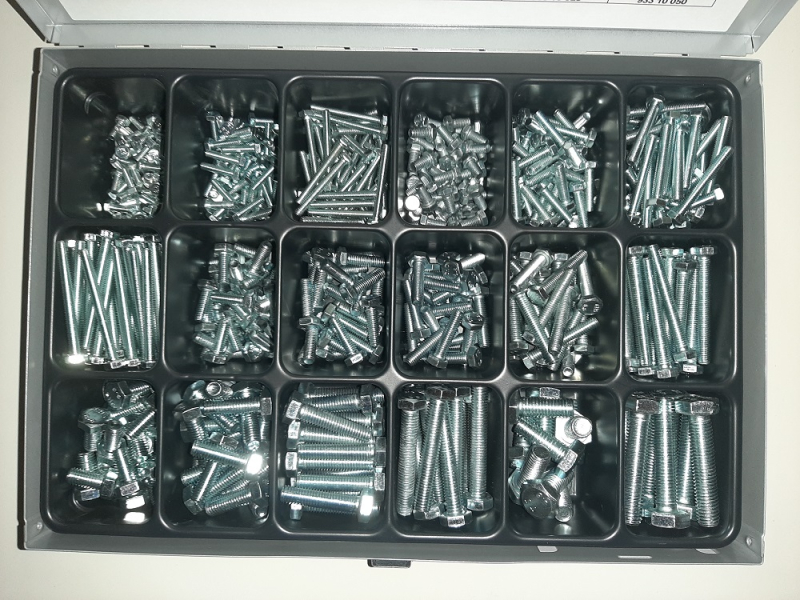 Sortiment Schrauben 6-kant metrisch DIN 933